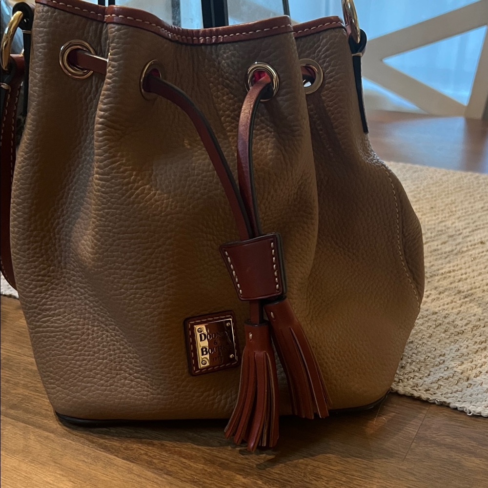 Dooney & Bourke Tan Leather Shoulder Bag